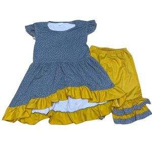 Tutu LuLu Sz 7/8 Tunic Top & Shorts Rayon Blend Set